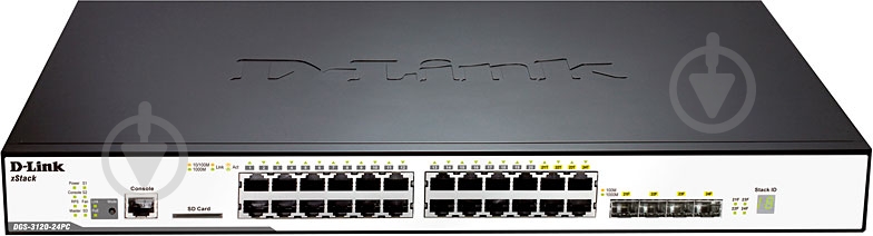 Коммутатор D-Link 24PC/RI DGS-3120 - фото 1 Коммутатор D-Link 24PC/RI DGS-3120 - фото 1
