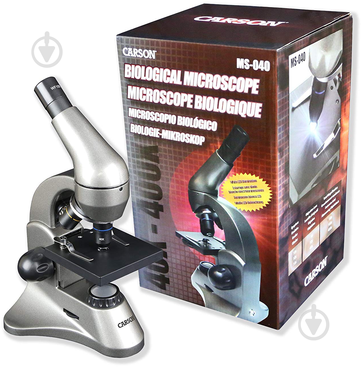 Микроскоп Carson MS-040SP с адаптером для смартфонов - фото 10 Микроскоп Carson MS-040SP с адаптером для смартфонов - фото 10