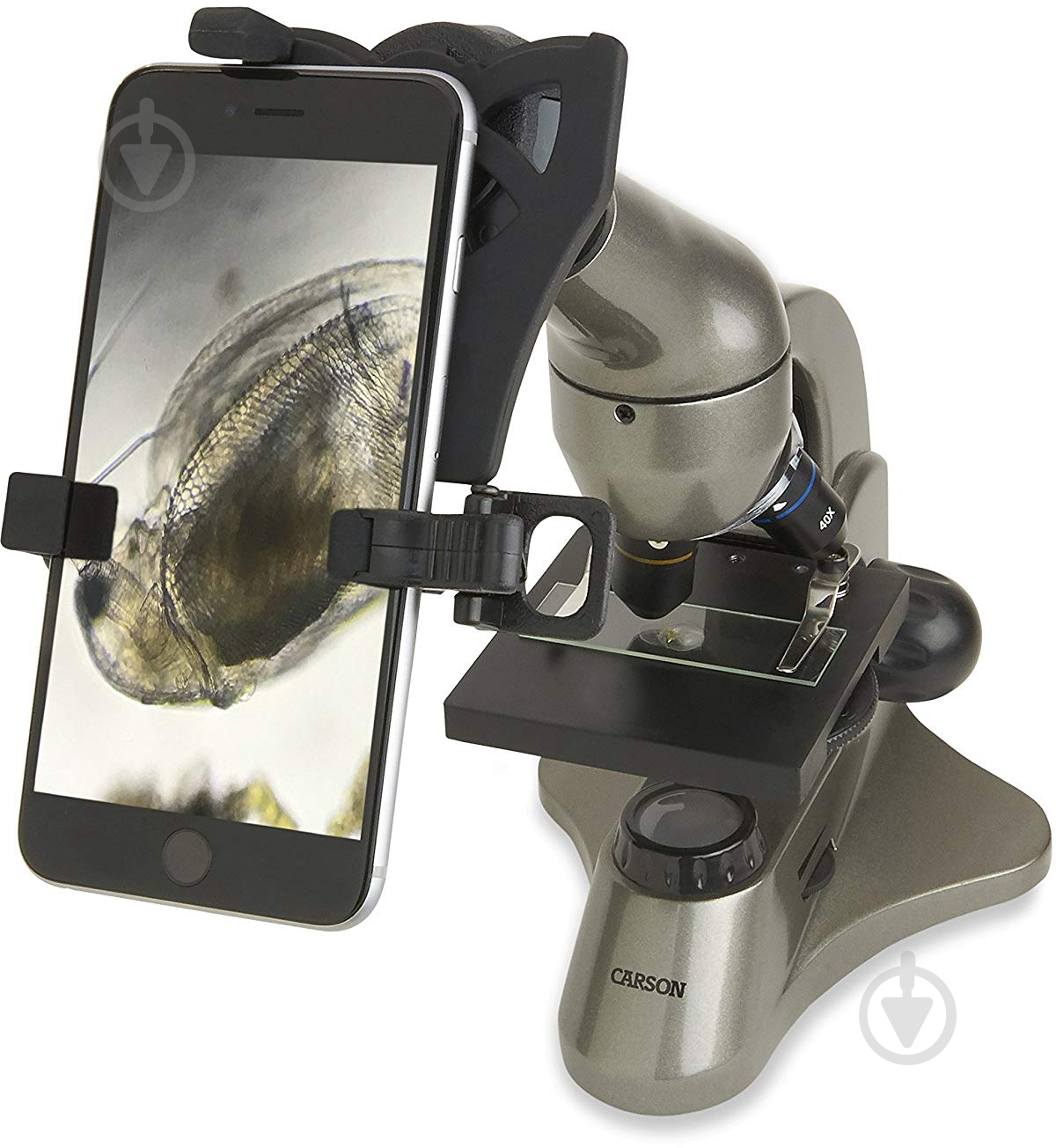Микроскоп Carson MS-040SP с адаптером для смартфонов - фото 1 Микроскоп Carson MS-040SP с адаптером для смартфонов - фото 1