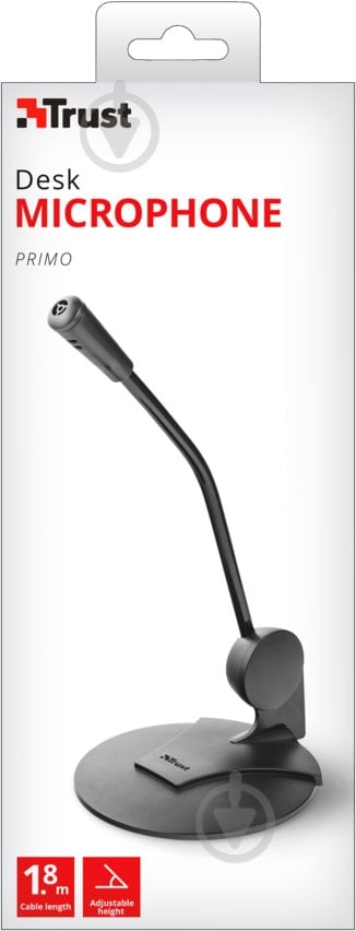 Микрофон Trust Primo desk microphone for PC and laptop 21674 (21674) - фото 5 Микрофон Trust Primo desk microphone for PC and laptop 21674 (21674) - фото 5