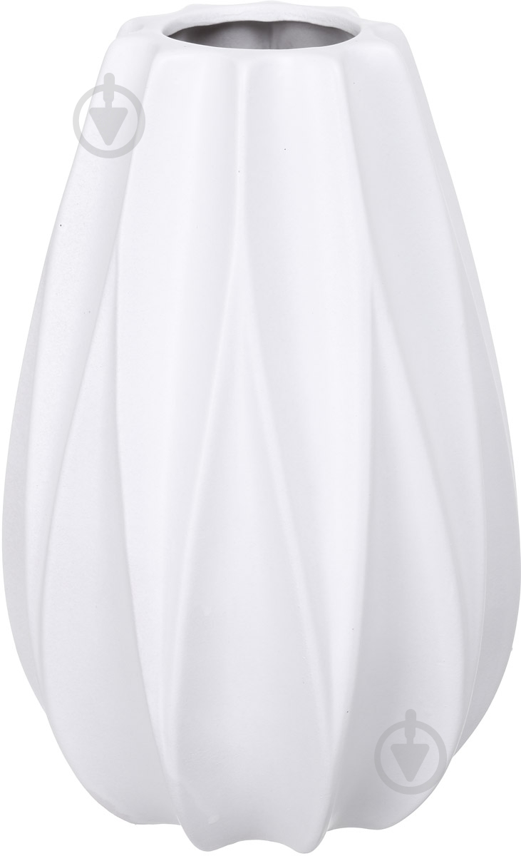 Ваза керамическая Elegant 18х27.6 см 27,6 см белая 11979 - фото 1