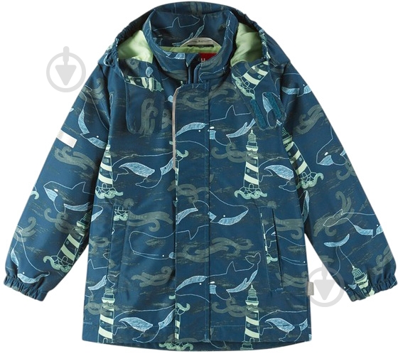 Куртка дитяча для хлопчиків Reima Uoti р.104 темно-синій 6100018A-78A6 - фото 1 Куртка дитяча для хлопчиків Reima Uoti р.104 темно-синій 6100018A-78A6 - фото 1