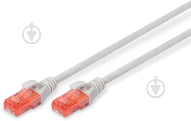 Патч-корд Digitus CAT 6 UTP (DK-1617-150) 15 м серый - фото 1