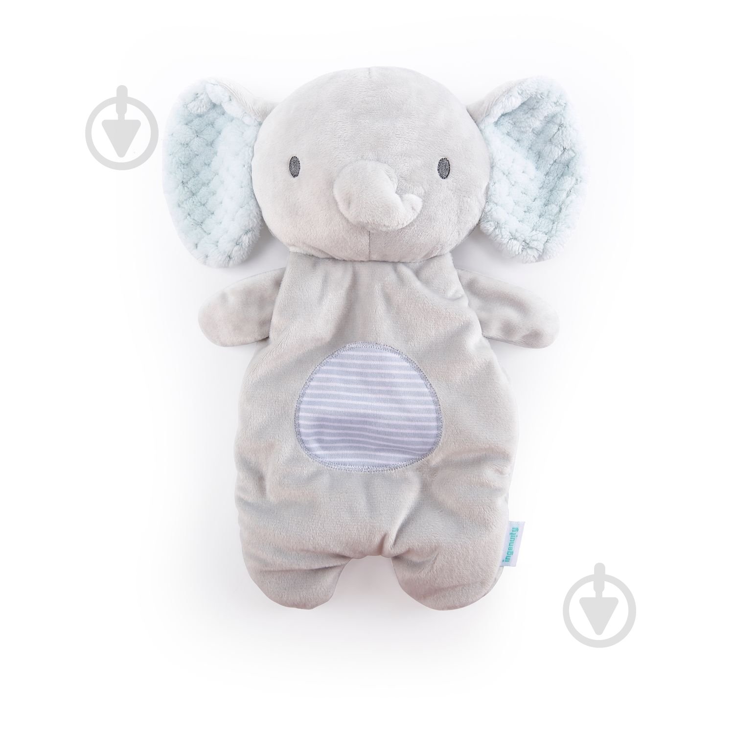 М'яка іграшка Ingenuity Van Bean Bag Lovey 19,3 см 21 світло-сірий 12380 - фото 1