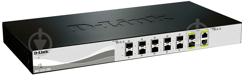 Комутатор D-Link 12SC 10x10G SFP+ DXS-1210 - фото 2 Комутатор D-Link 12SC 10x10G SFP+ DXS-1210 - фото 2