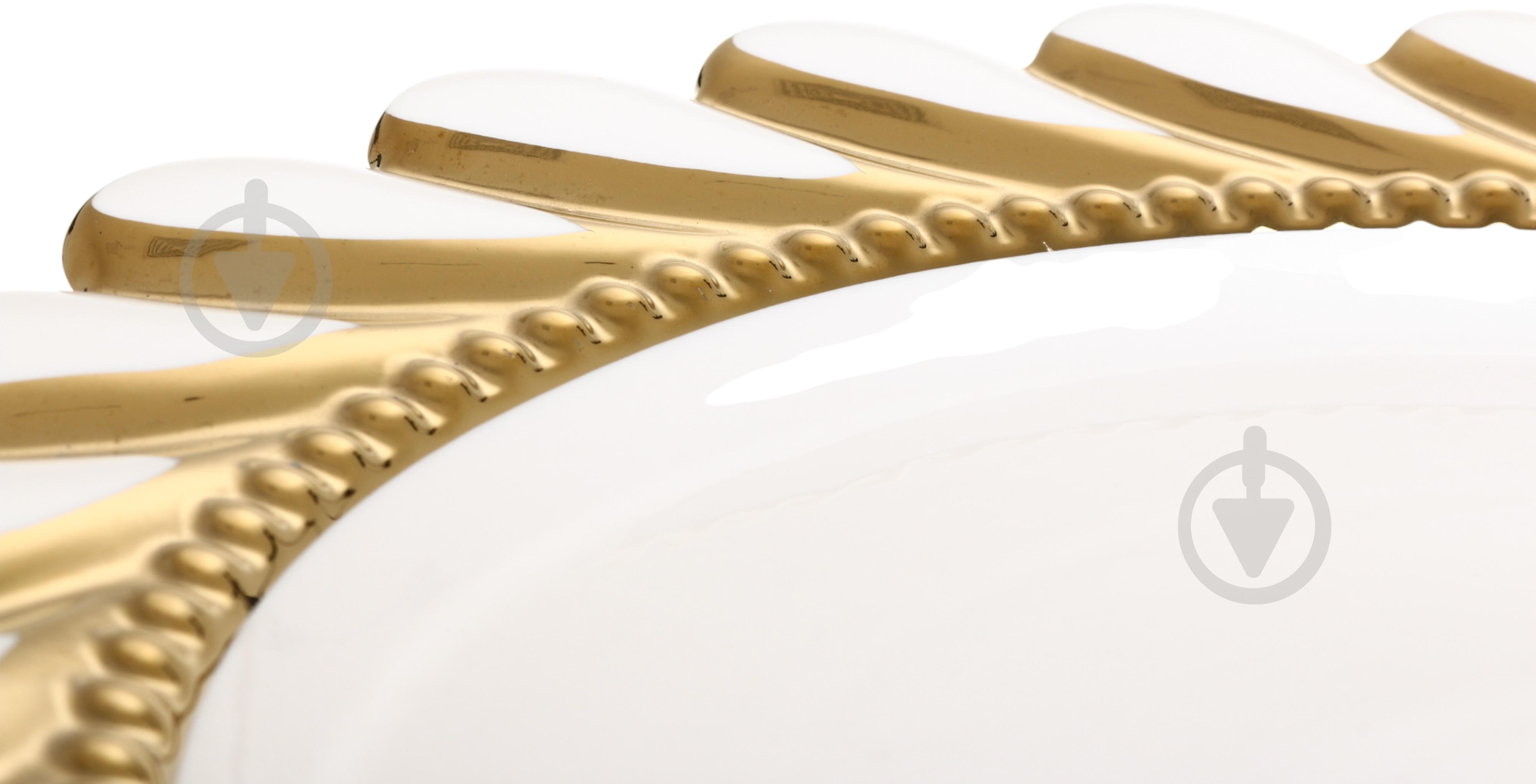 Блюдо круглое Fiora Savoiardi 35x3,5 см фарфор - фото 3