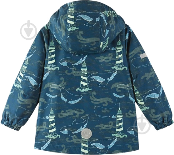 Куртка детская для мальчиков Reima Uoti р.134 темно-синий 6100018A-78A6 - фото 2