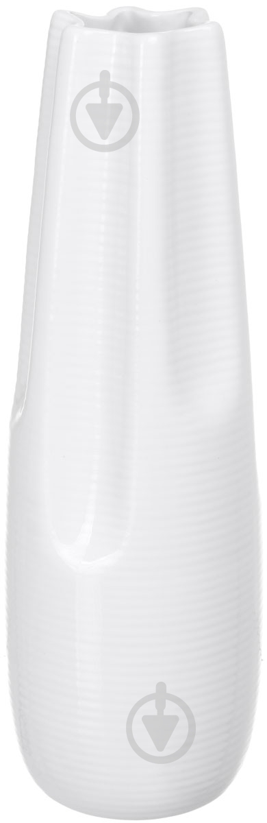 Ваза керамическая Iceberg 11.5х35.5 см 35,5 см белая 14994 - фото 1