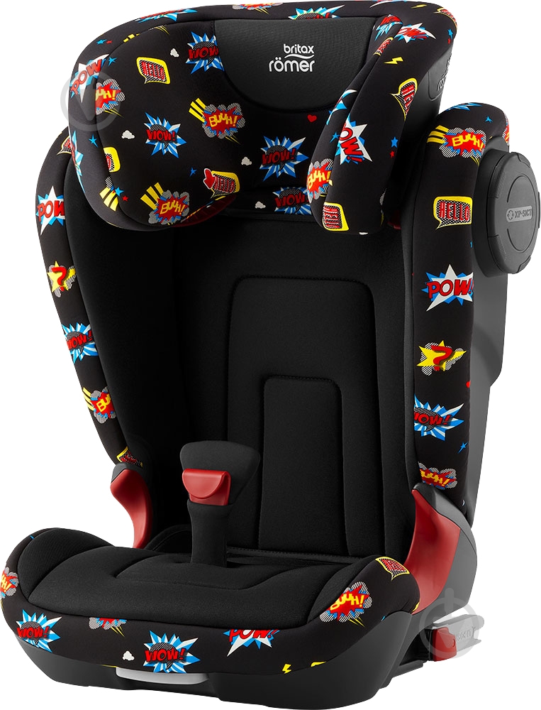 Автокресло Britax-Romer Kidfix2 S Comic Fun черный с рисунком 2000031878 - фото 1