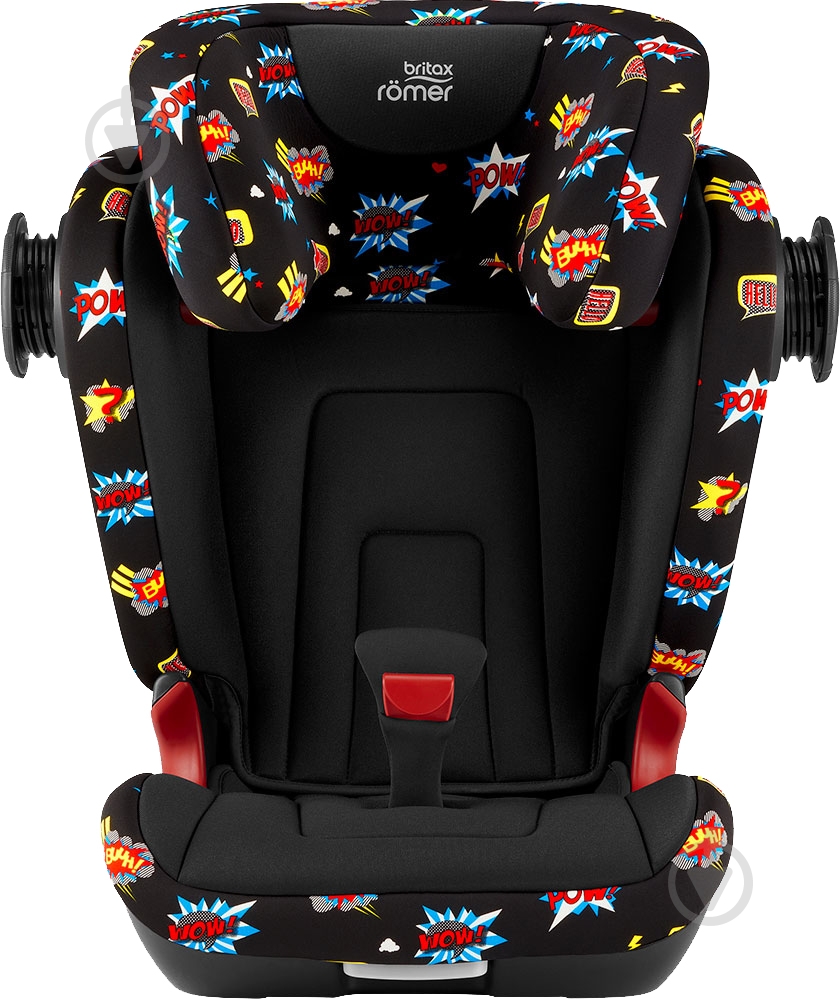 Автокресло Britax-Romer Kidfix2 S Comic Fun черный с рисунком 2000031878 - фото 5