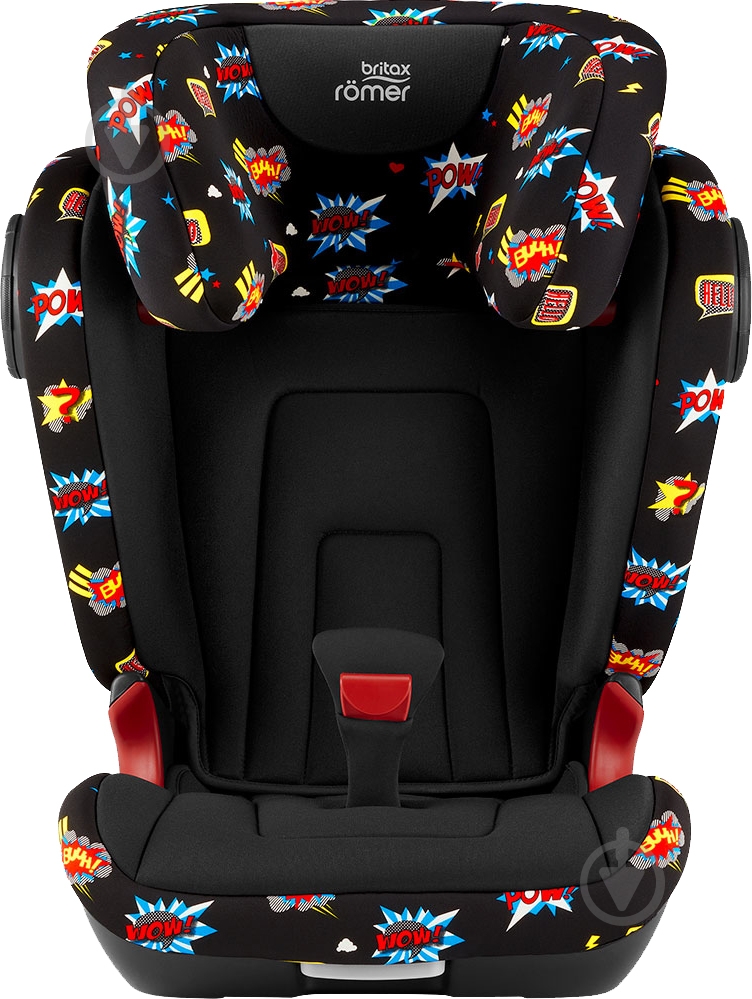 Автокресло Britax-Romer Kidfix2 S Comic Fun черный с рисунком 2000031878 - фото 2