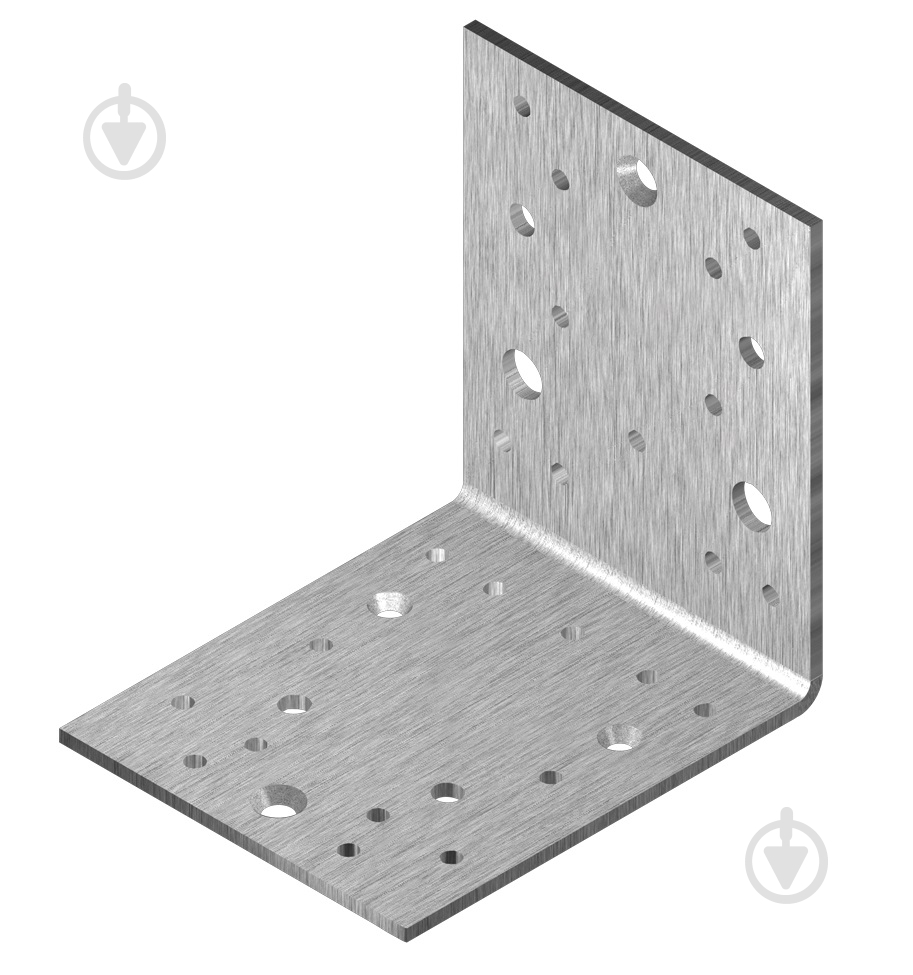 Уголок перфорированный Arras равносторонний 105x105x90 мм 2,5 мм - фото 1 Уголок перфорированный Arras равносторонний 105x105x90 мм 2,5 мм - фото 1