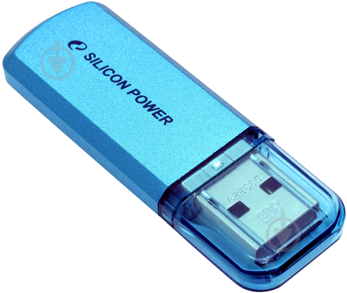 Флеш-память USB Silicon Power Helios 101 8 ГБ USB 2.0 blue (SP008GBUF2101V1B) - фото 2