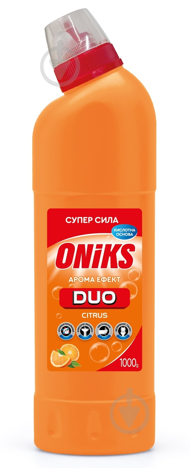 Гель ONIKS Сантри Цитрус 1 л - фото 1 Гель ONIKS Сантри Цитрус 1 л - фото 1