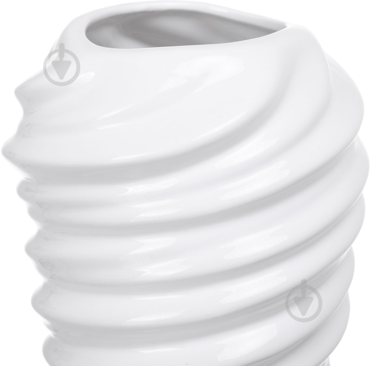Ваза керамическая Wave 14.5х24 см 24 см белая 10992 - фото 2 Ваза керамическая Wave 14.5х24 см 24 см белая 10992 - фото 2