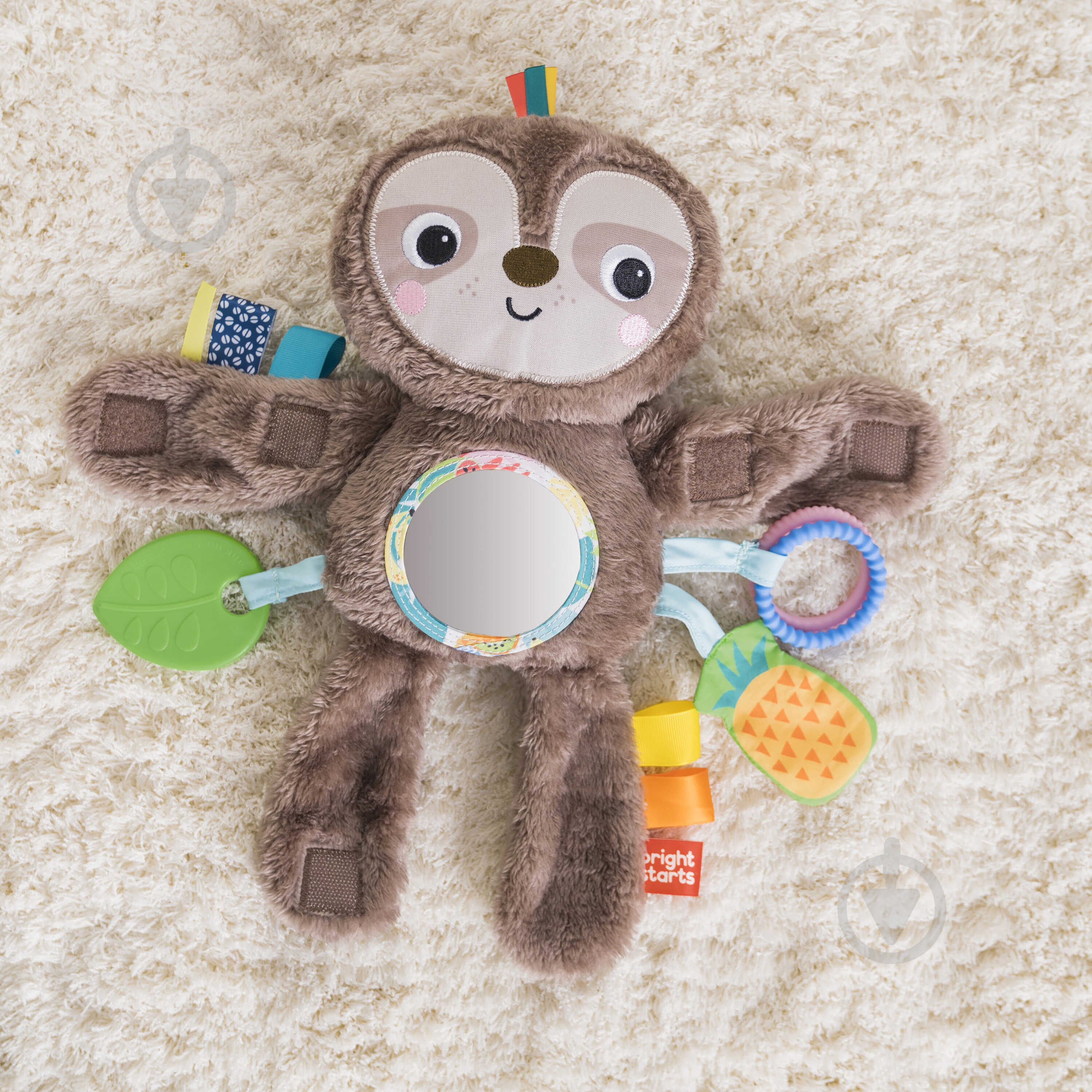 Підвіска на коляску Bright Starts Ленивець Buddy 12501 - фото 8
