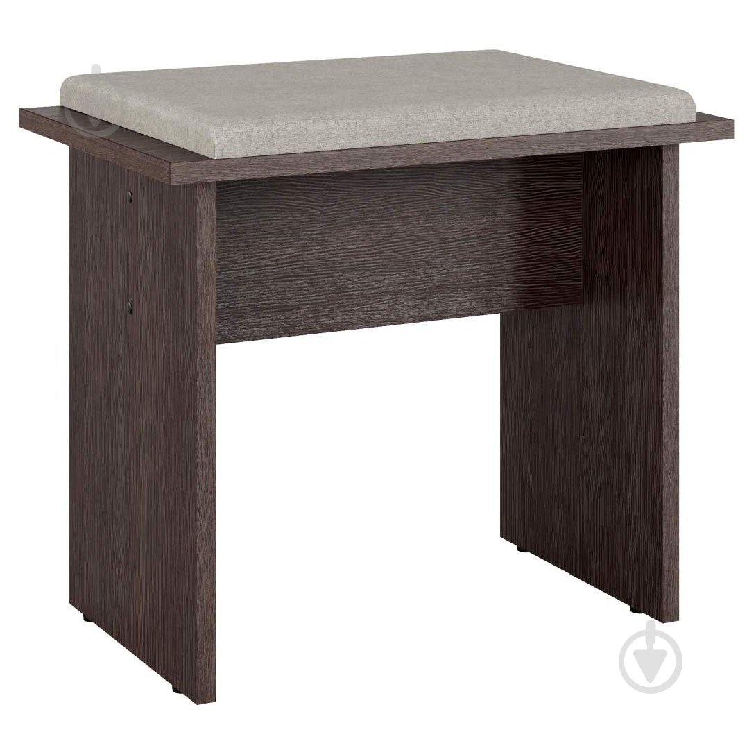 Табурет Компанит Т-7 балатон серый / венге - фото 1