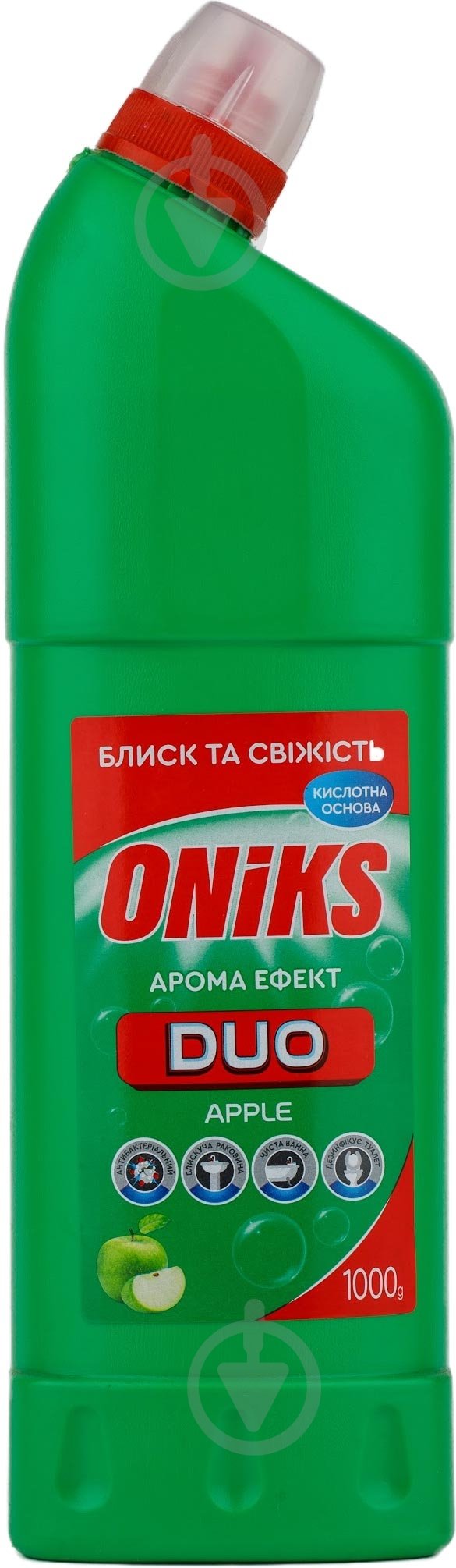 Средство ONIKS Сантри -Гель Яблоко 1 л - фото 1 Средство ONIKS Сантри -Гель Яблоко 1 л - фото 1