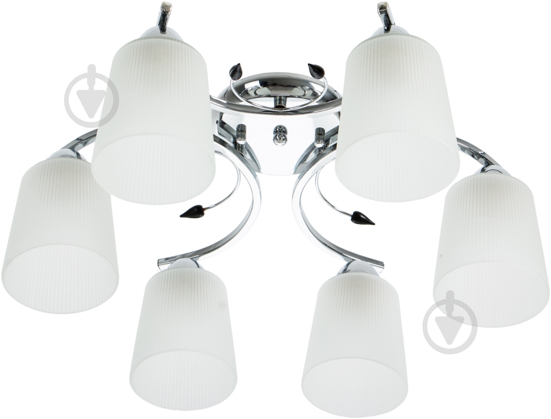 Люстра стельова Accento lighting Monica 6xE14 хром - фото 1