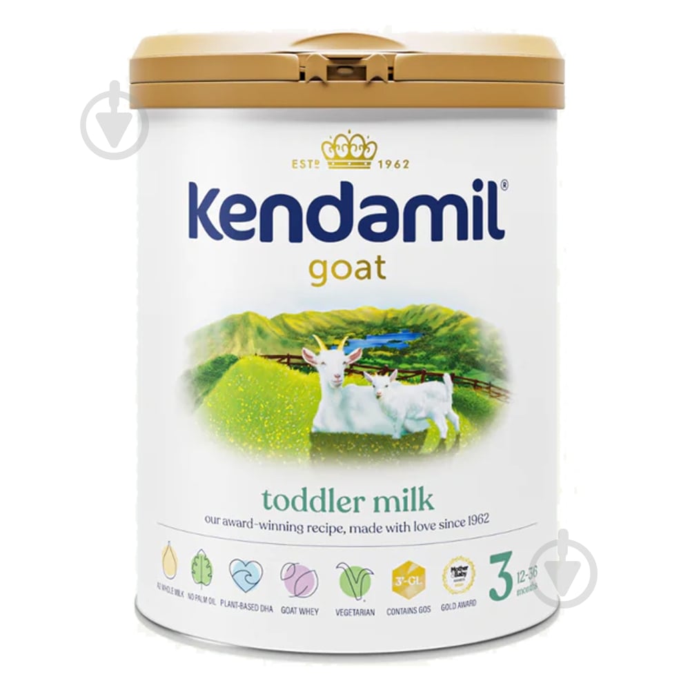 Сухая молочная смесь Kendamil Goat 3 на козьем молоке 12-36 мес., 800 г (92000020) - фото 1