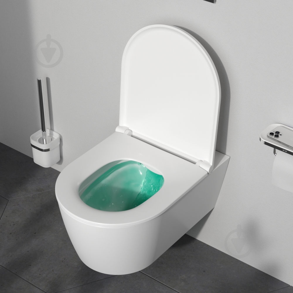 Унитаз подвесной AM.PM Func C8F1701SC FlashClean с сиденьем микролифт - фото 5