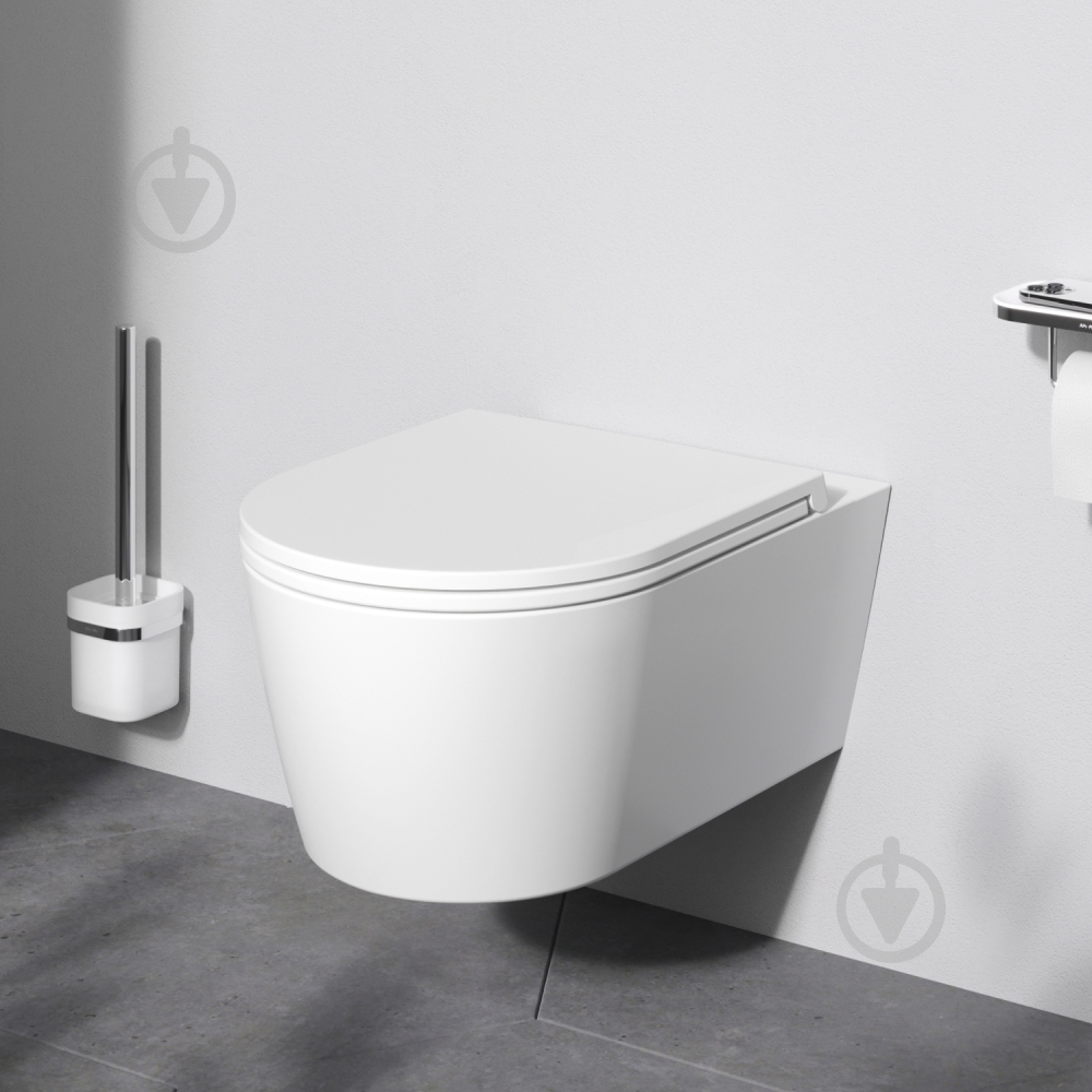 Унитаз подвесной AM.PM Func C8F1701SC FlashClean с сиденьем микролифт - фото 4