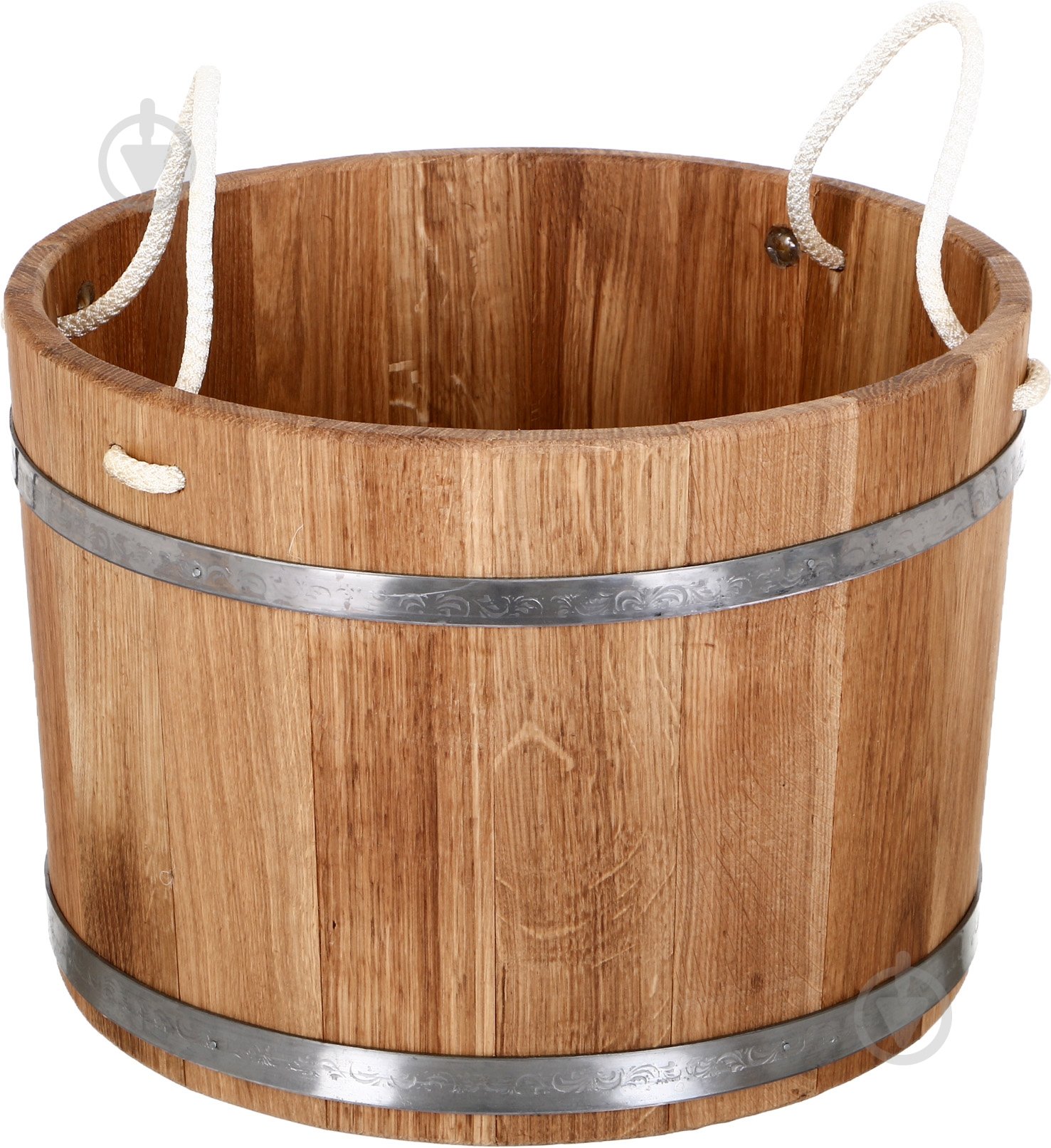 Шайка Бонпос дуб/веревка 35 л - фото 2