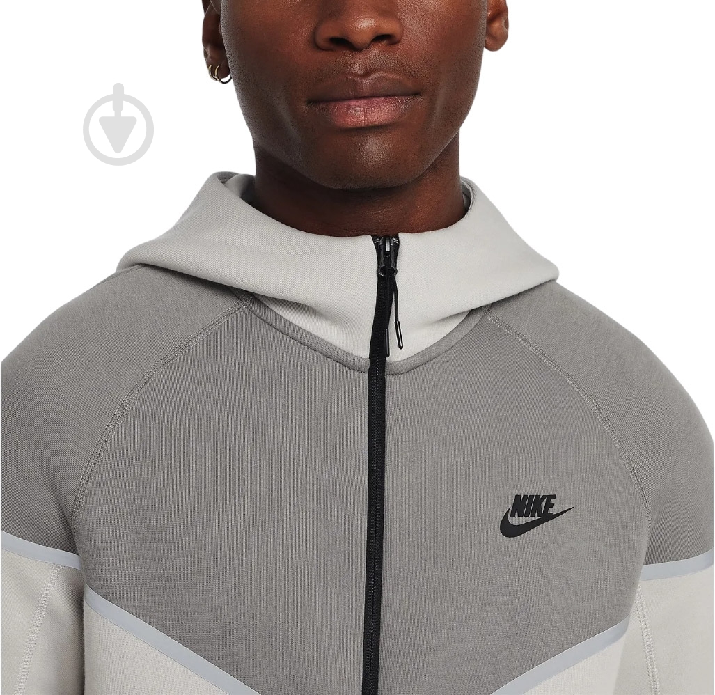 Джемпер Nike TCH SSNL TF+ R FZ HQ3746-014 р.XL сірий - фото 3 Джемпер Nike TCH SSNL TF+ R FZ HQ3746-014 р.XL сірий - фото 3