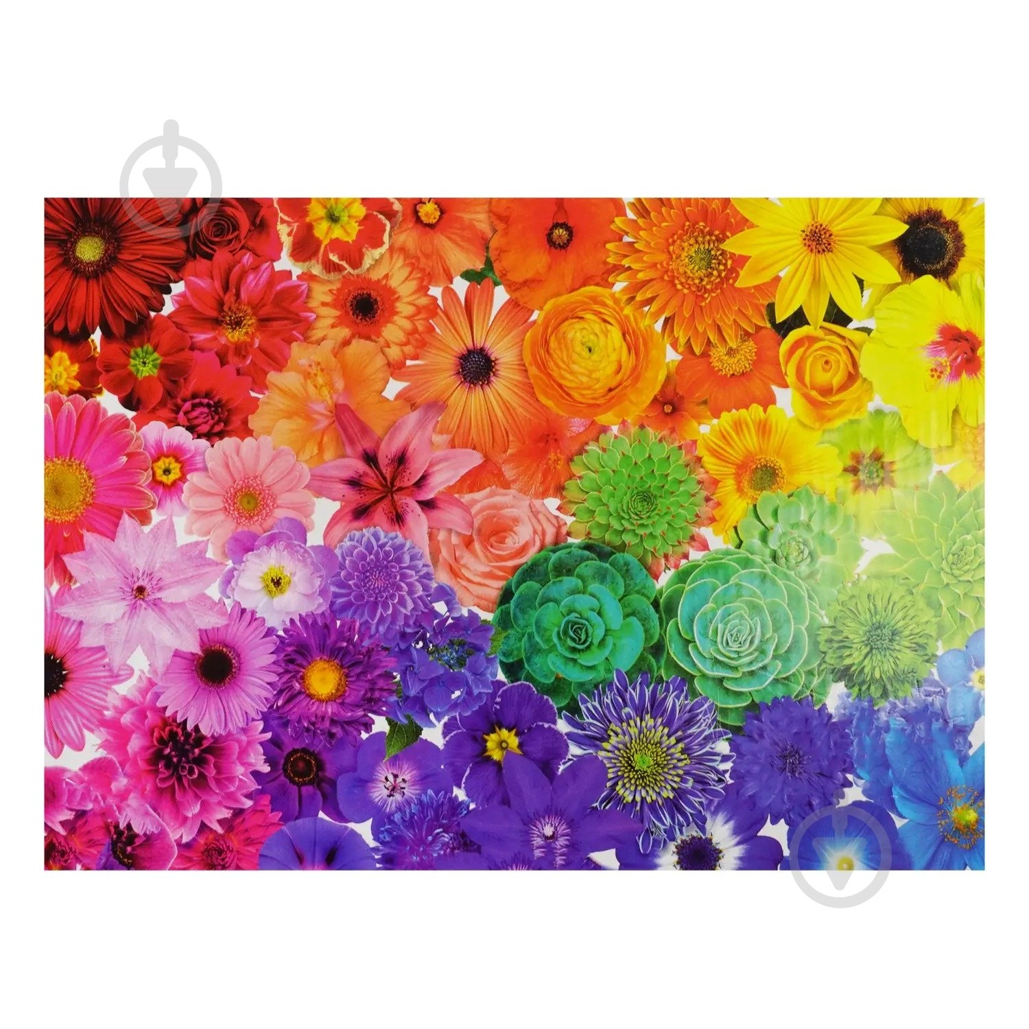 Игрушка-пазл Supretto цветы 1000 дет 70х50 см (73950001) 73950001 - фото 4