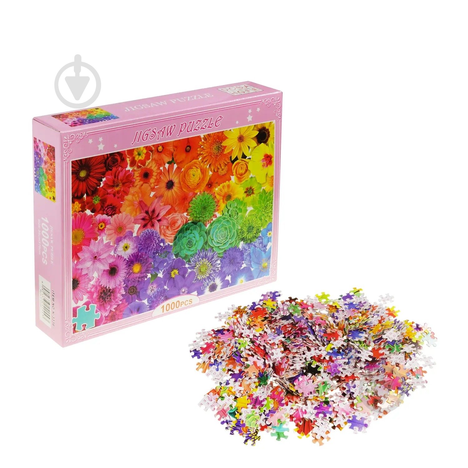 Игрушка-пазл Supretto цветы 1000 дет 70х50 см (73950001) 73950001 - фото 2