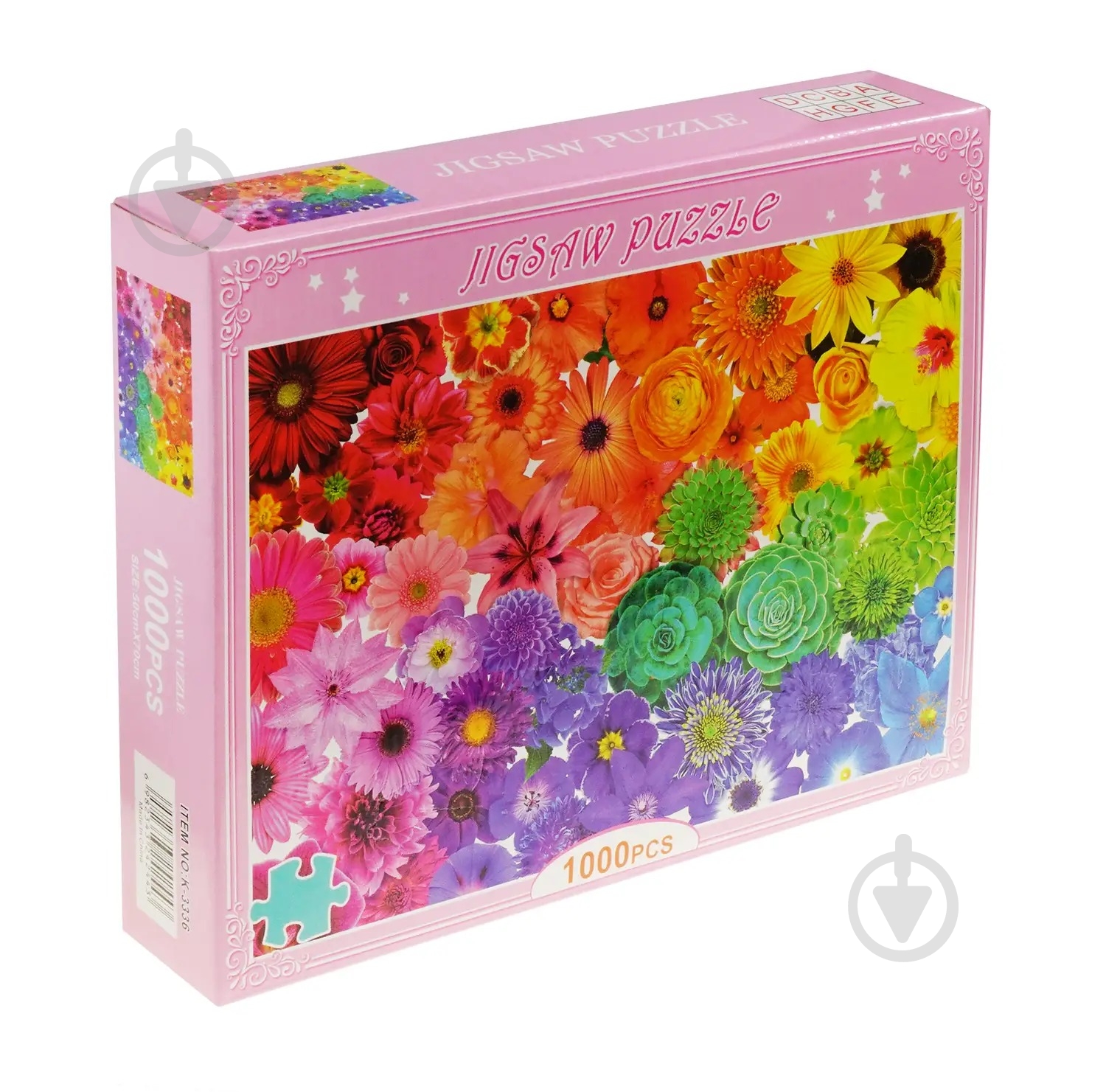 Игрушка-пазл Supretto цветы 1000 дет 70х50 см (73950001) 73950001 - фото 1