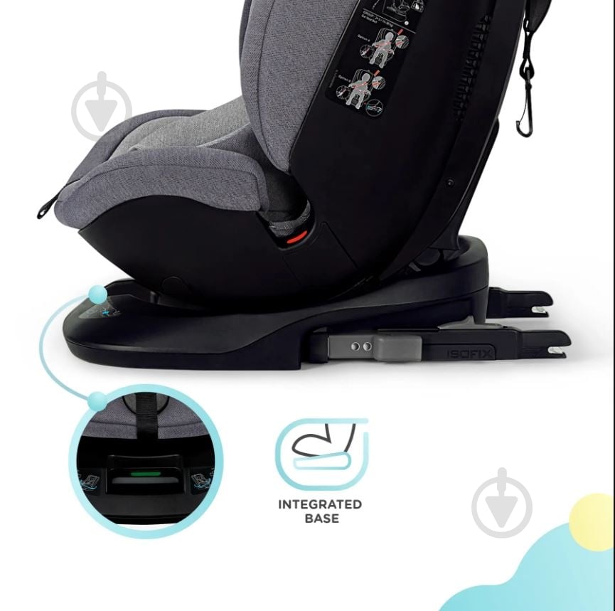 Автокресло Kinderkraft Xpedition Grey серый - фото 40 Автокресло Kinderkraft Xpedition Grey серый - фото 40