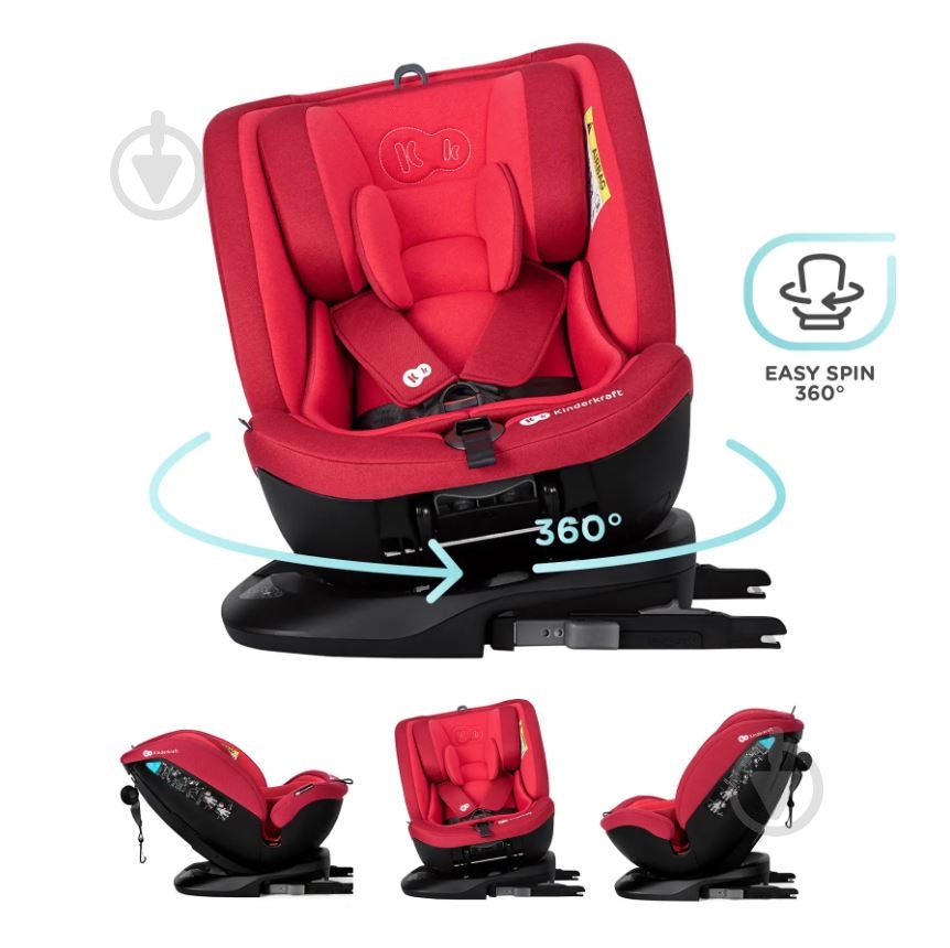 Автокресло Kinderkraft Xpedition Red красный - фото 17 Автокресло Kinderkraft Xpedition Red красный - фото 17