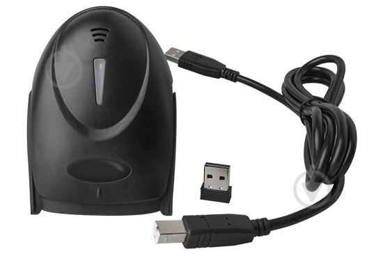 Сканер B1-G 1D с USB кабелем черный - фото 2