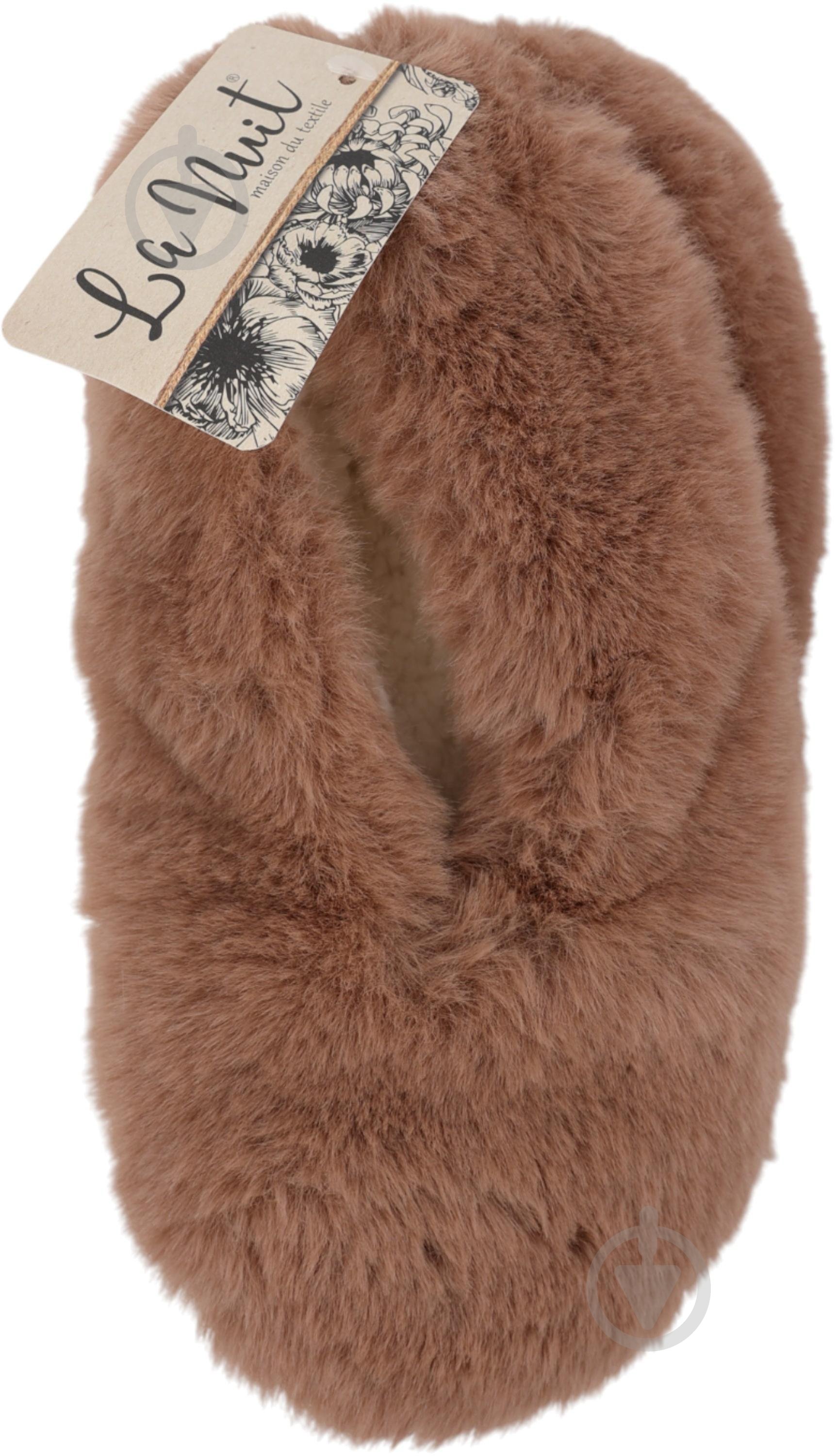 Обувь домашняя La Nuit Milo р.36/37 коричневый - фото 2 Обувь домашняя La Nuit Milo р.36/37 коричневый - фото 2