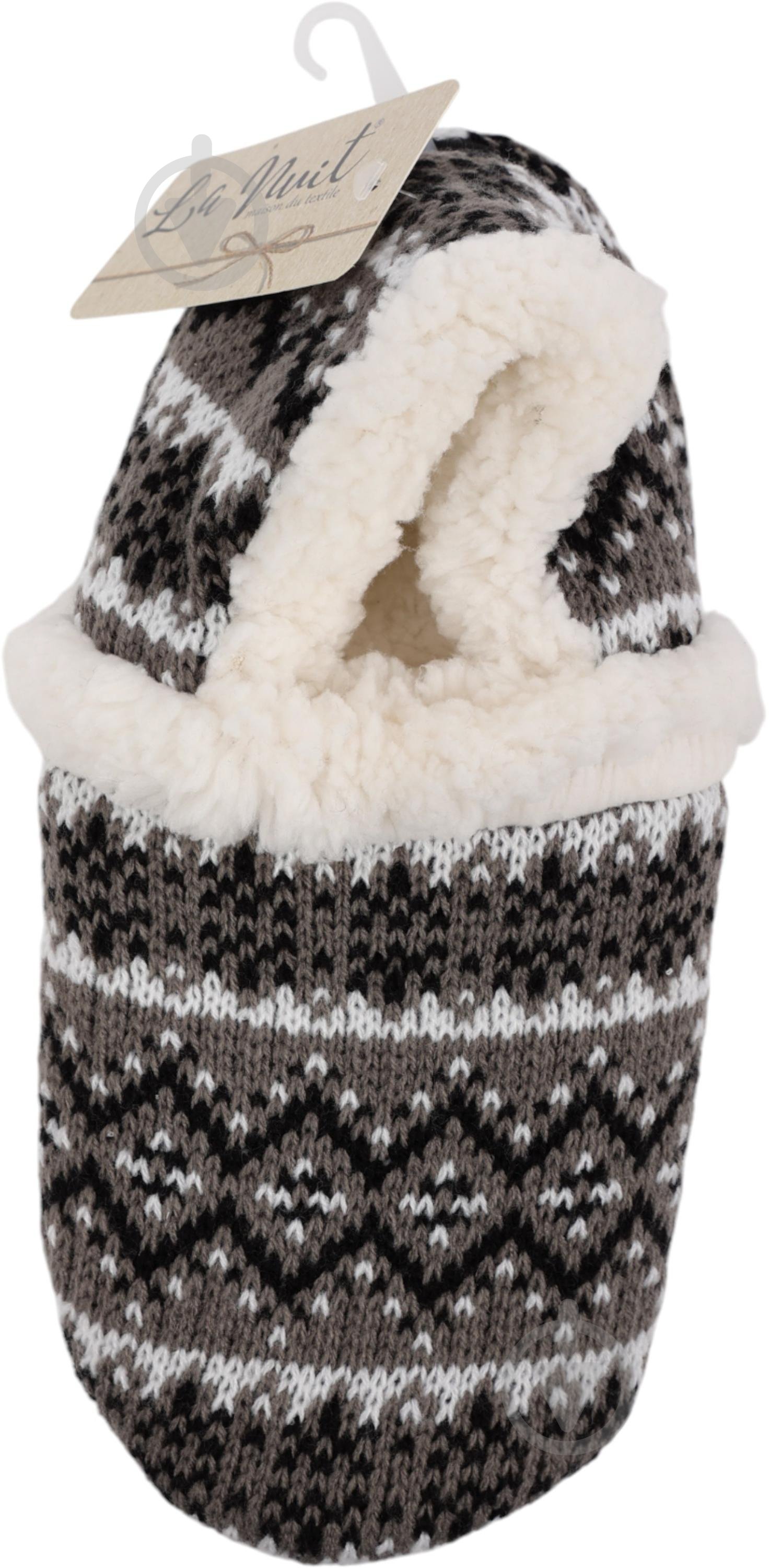 Обувь домашняя La Nuit Basic Крисс р.41/42 светло-серый - фото 2 Обувь домашняя La Nuit Basic Крисс р.41/42 светло-серый - фото 2