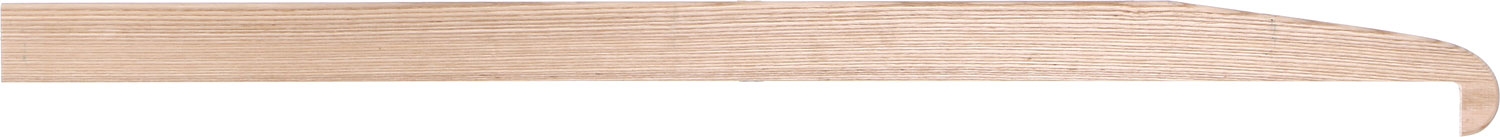 Плинтус для лестницы ясень прав 1100 мм - фото 2 Плинтус для лестницы ясень прав 1100 мм - фото 2