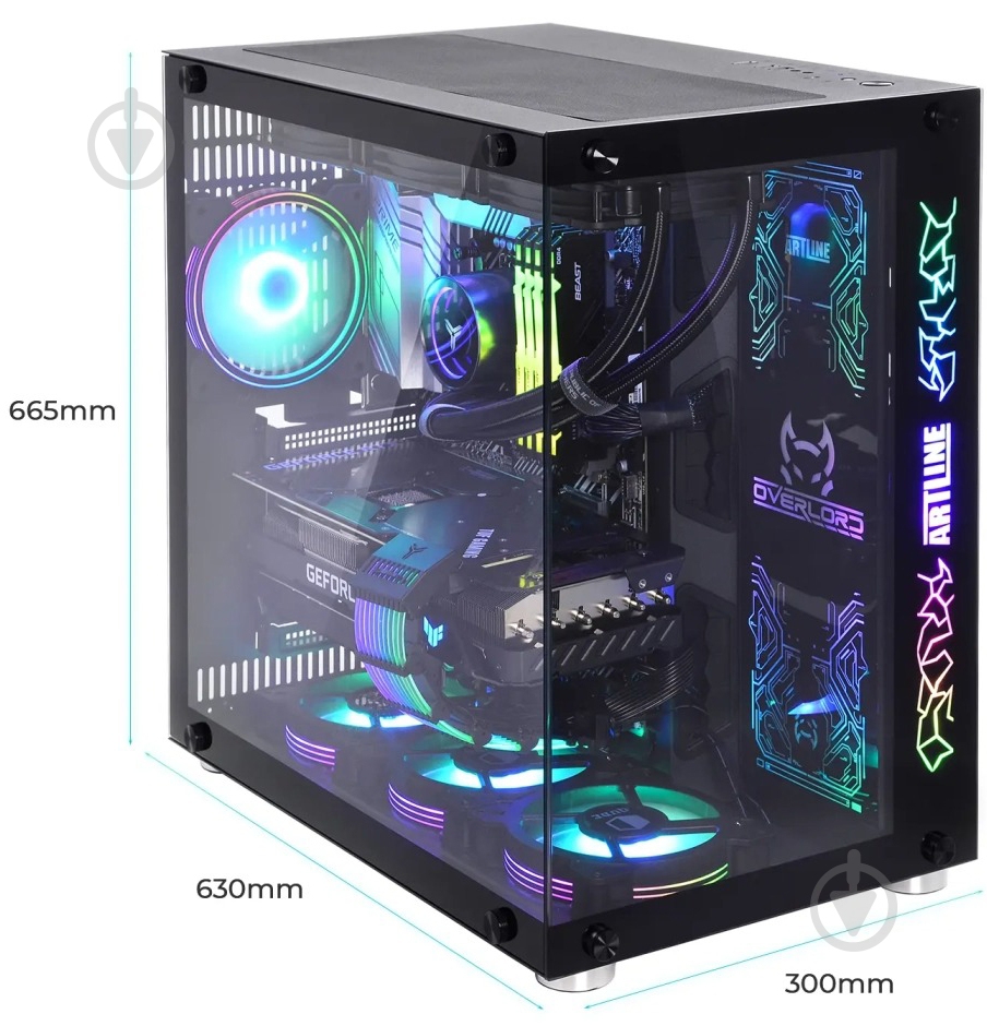 Компьютер Artline Overlord X93 (X93v76Win) black - фото 8