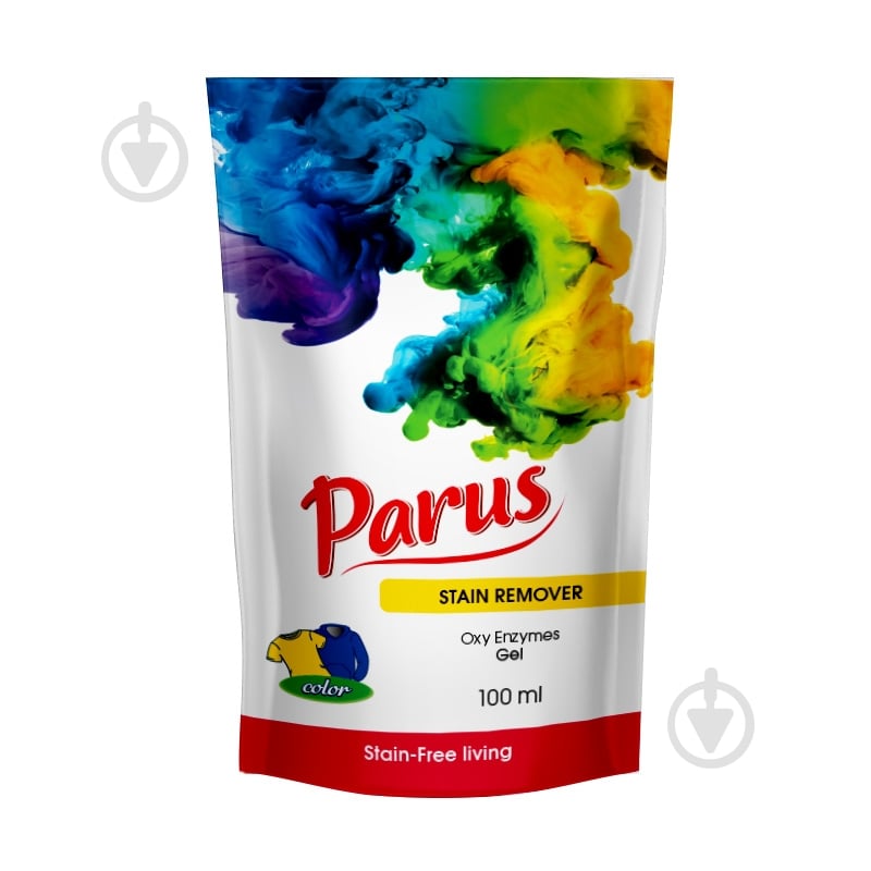 Пятновыводитель Parus жидкий Живой цвет для цветных вещей 100 мл - фото 1