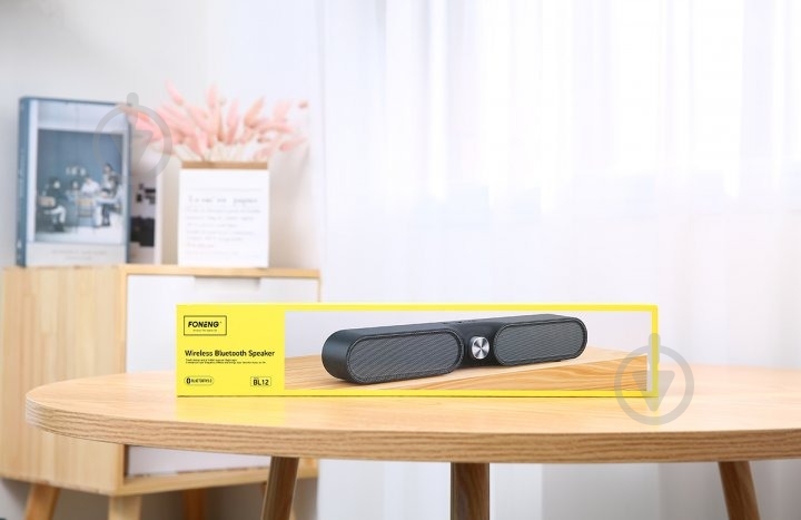 Акустична система Foneng BL12 Multimedia Bluetooth Speaker 2.0 black (BL12-BS-M) - фото 3 Акустична система Foneng BL12 Multimedia Bluetooth Speaker 2.0 black (BL12-BS-M) - фото 3