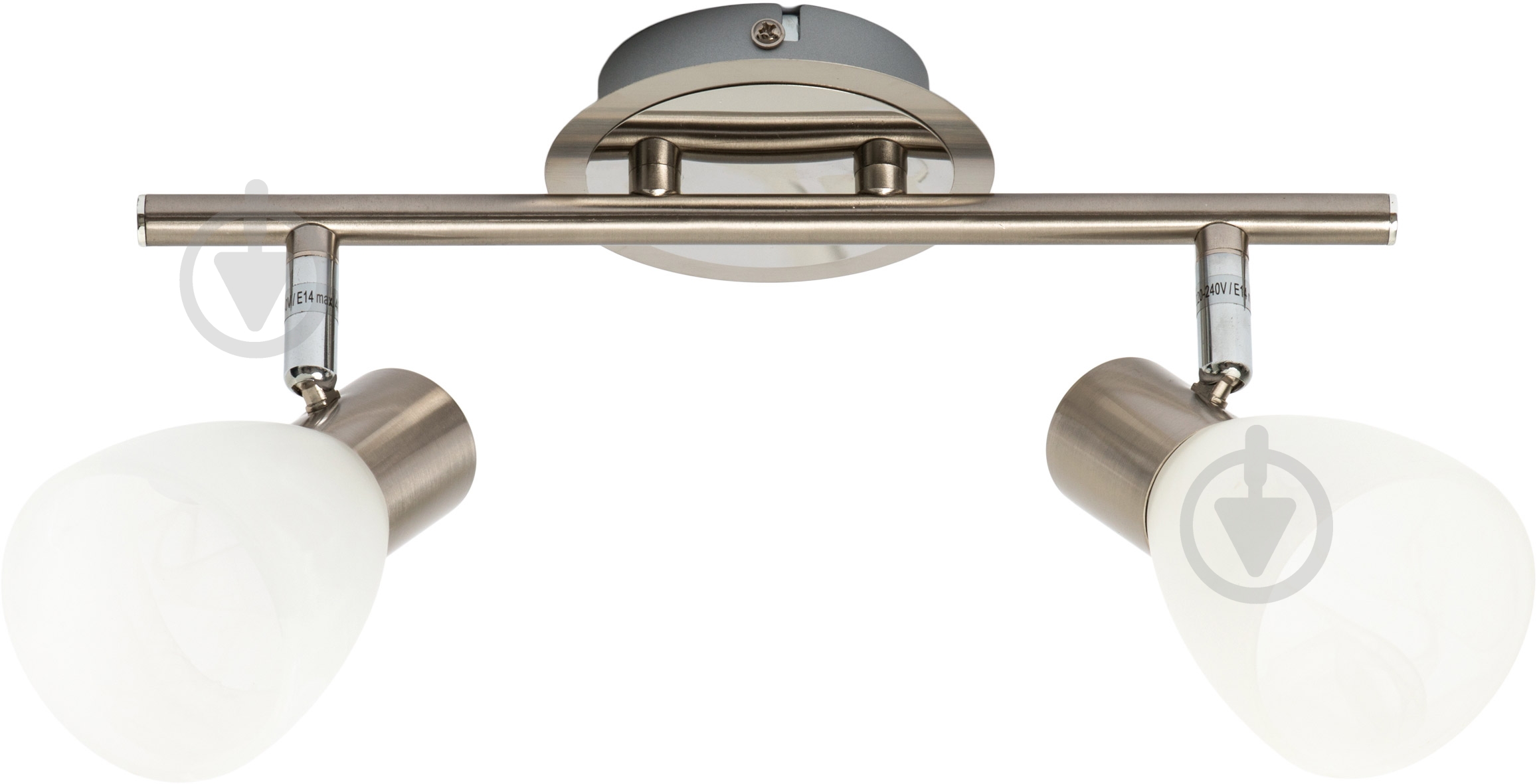 Спот Accento lighting 2x40 Вт E14 сатин ALIN-Ella-2 - фото 1