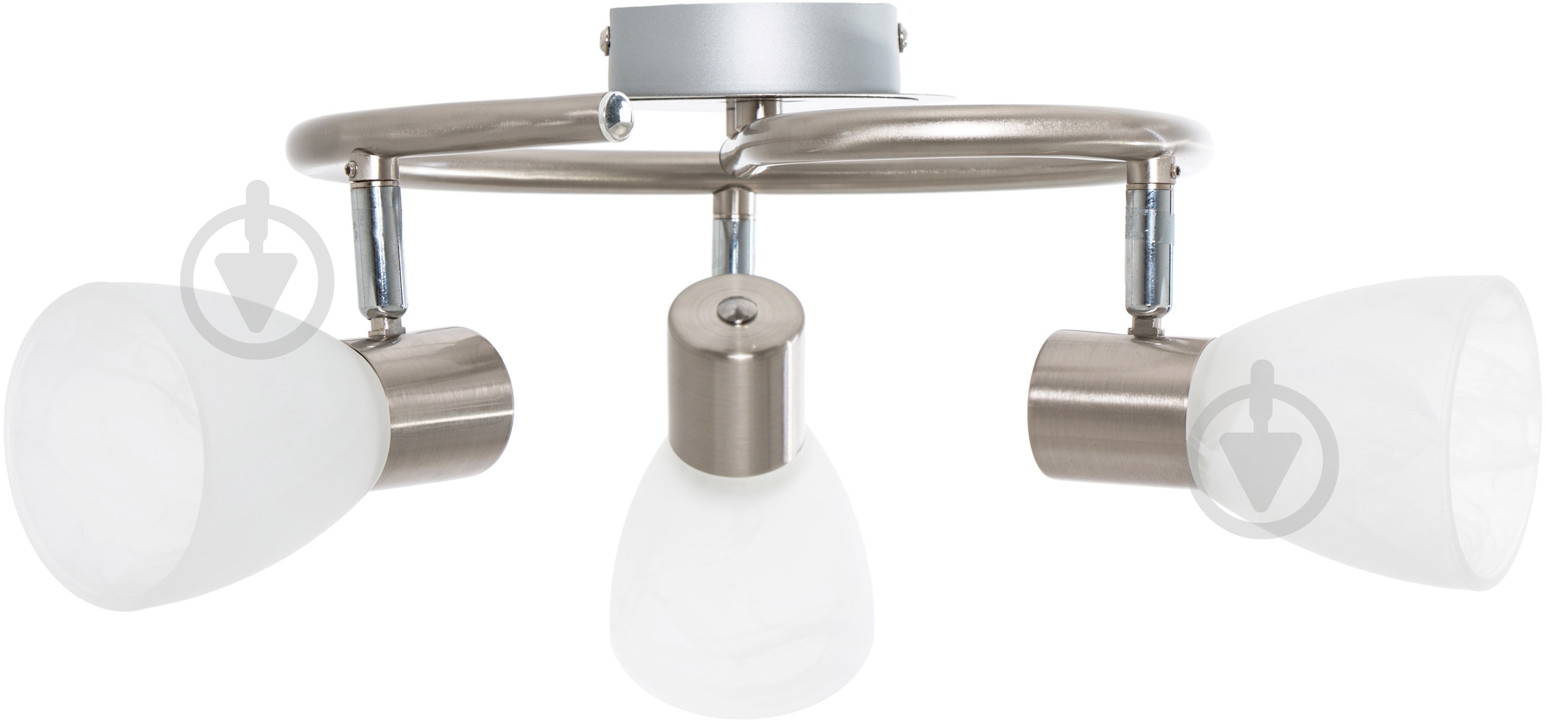 Спот Accento lighting 3x40 Вт E14 никель/сатин ALIN-Ella-4 - фото 1