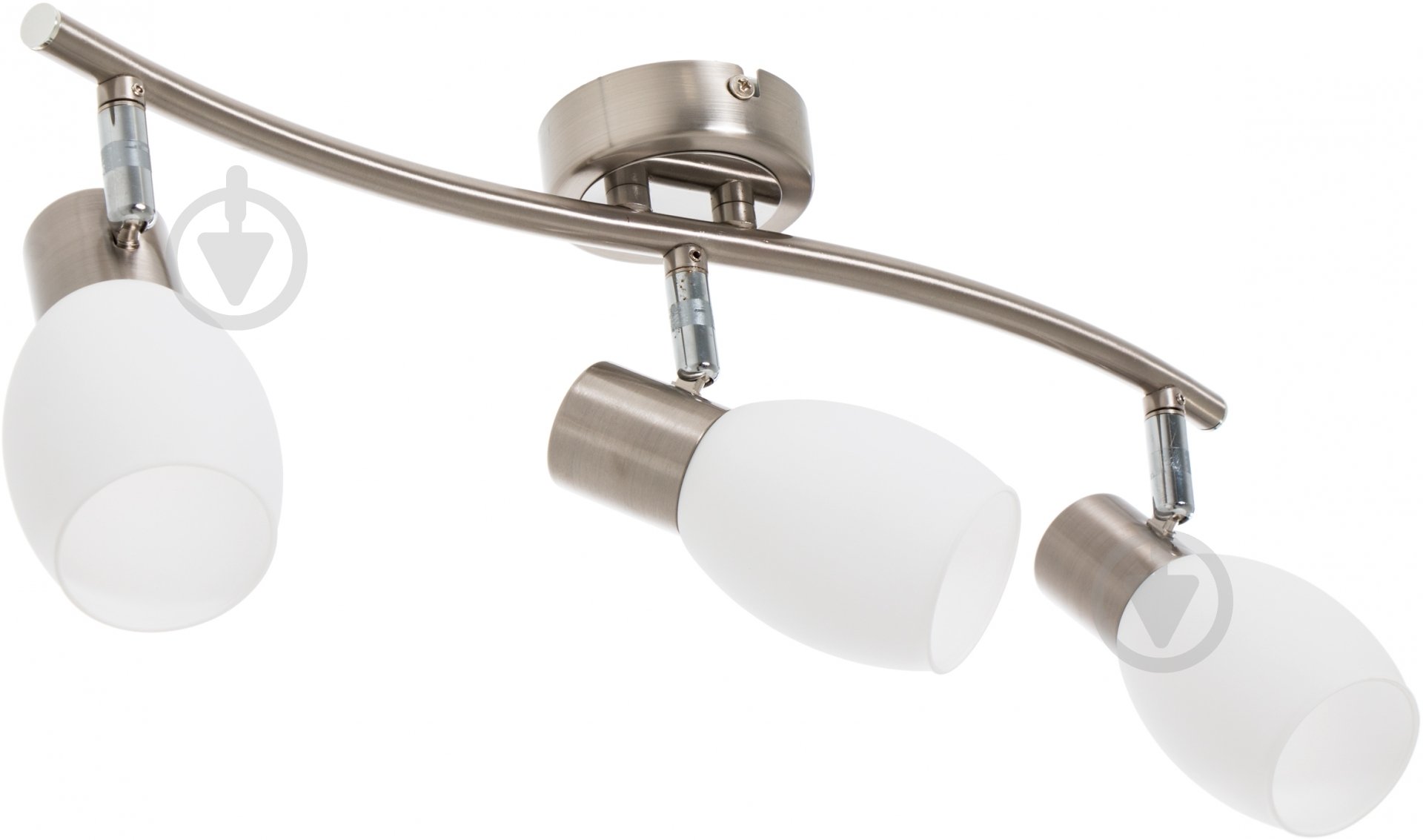 Спот Accento lighting 3x40 Вт E14 никельсатин ALIN-Quadra-3 - фото 2