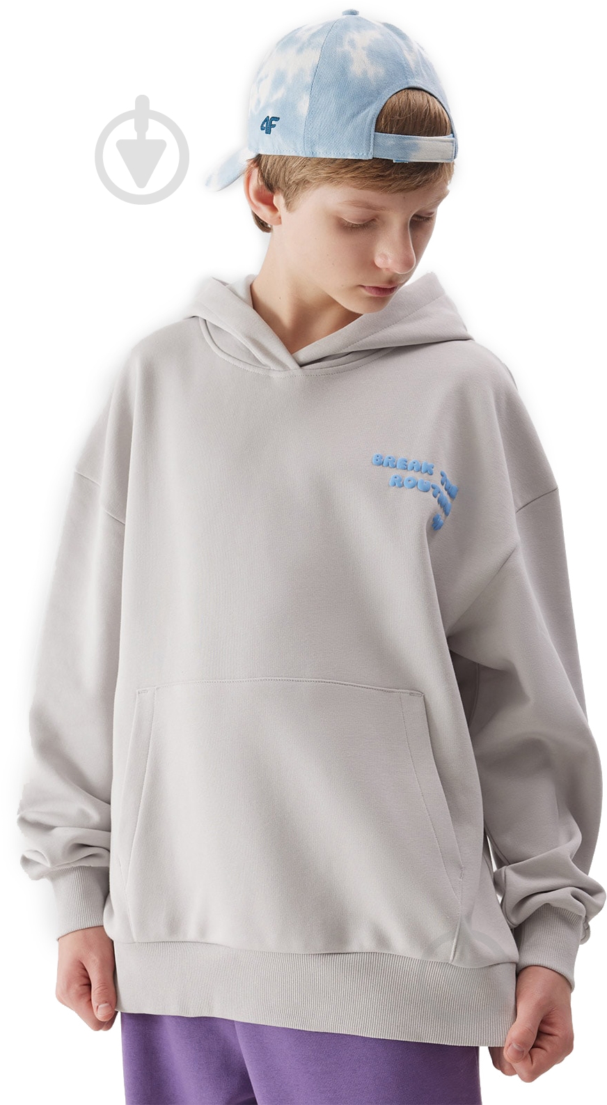 Джемпер 4F 4FJRSS24TSWSM1301-27S сірий - фото 1