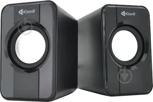 Акустическая система Kisonli S-444/23405 2.0 black - фото 1