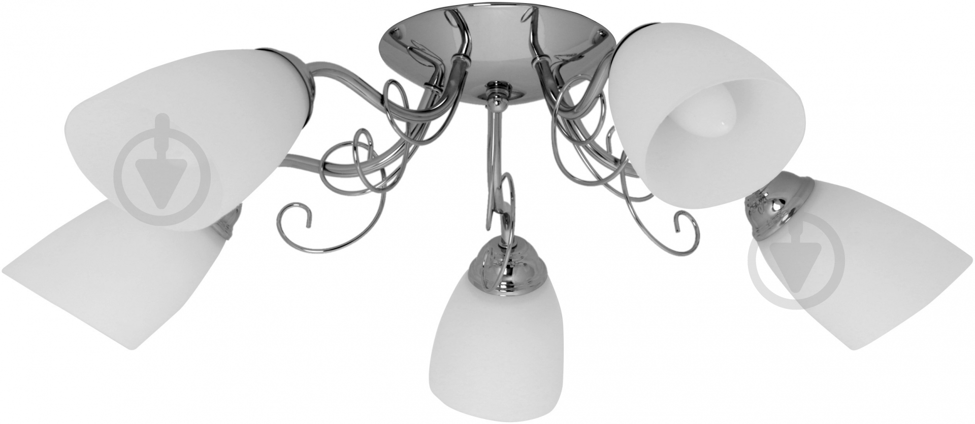 Люстра потолочная Accento lighting Afina 5xE27 хром ALSQ-MD37667/5 - фото 1
