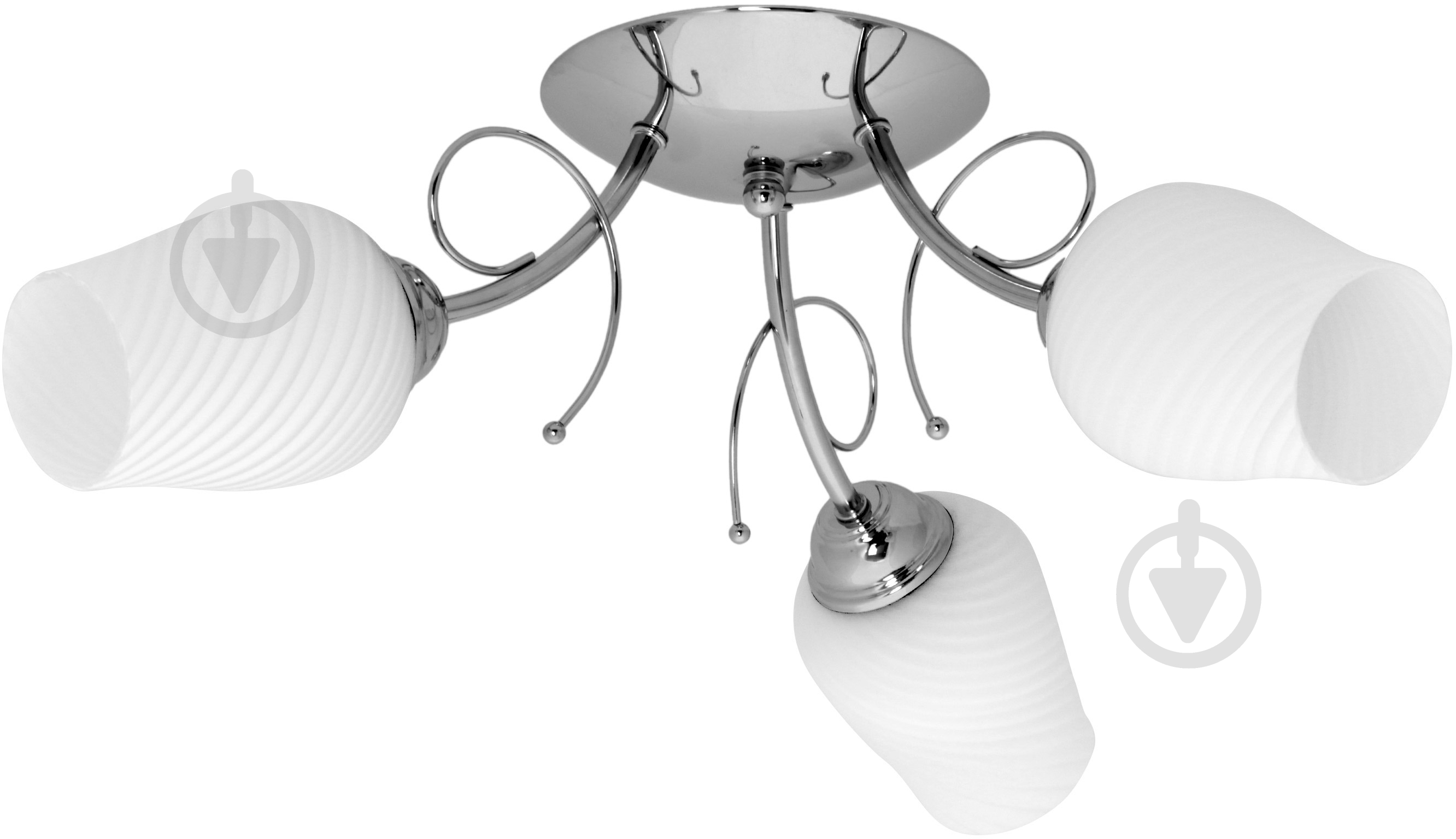 Люстра потолочная Accento lighting Amfitrita 3xE14 хром ALSQ-MD37647/3 - фото 1