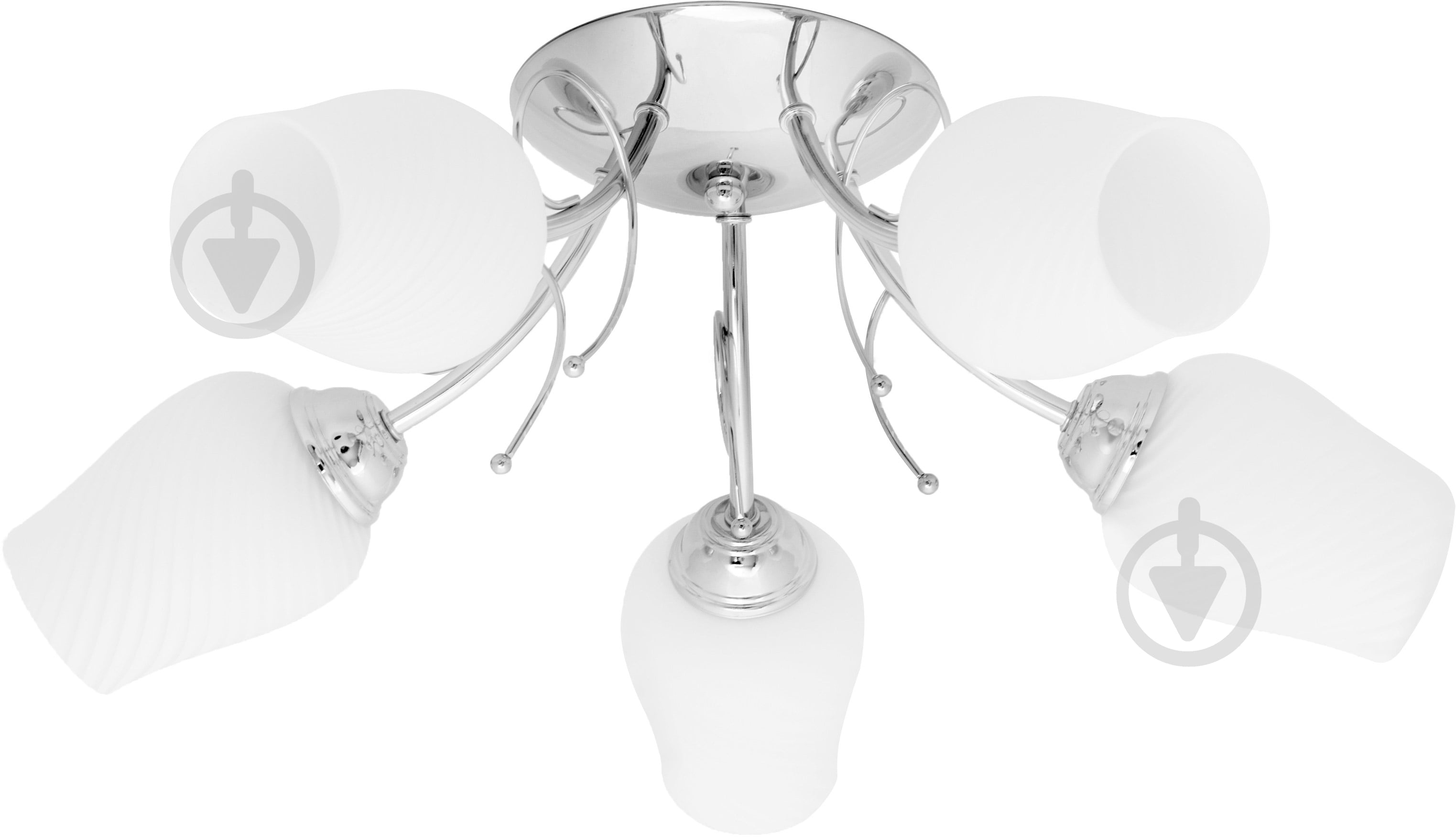 Люстра потолочная Accento lighting Amfitrita 5xE14 хром ALSQ-MD37647/5 - фото 1
