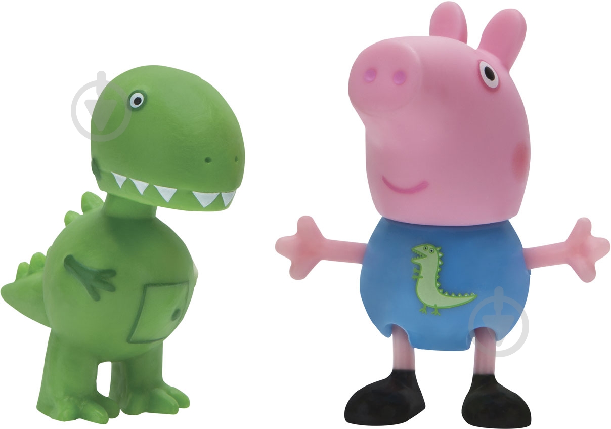 Фігурка Peppa Pig Джордж з Динозавром - фото 1 Фігурка Peppa Pig Джордж з Динозавром - фото 1