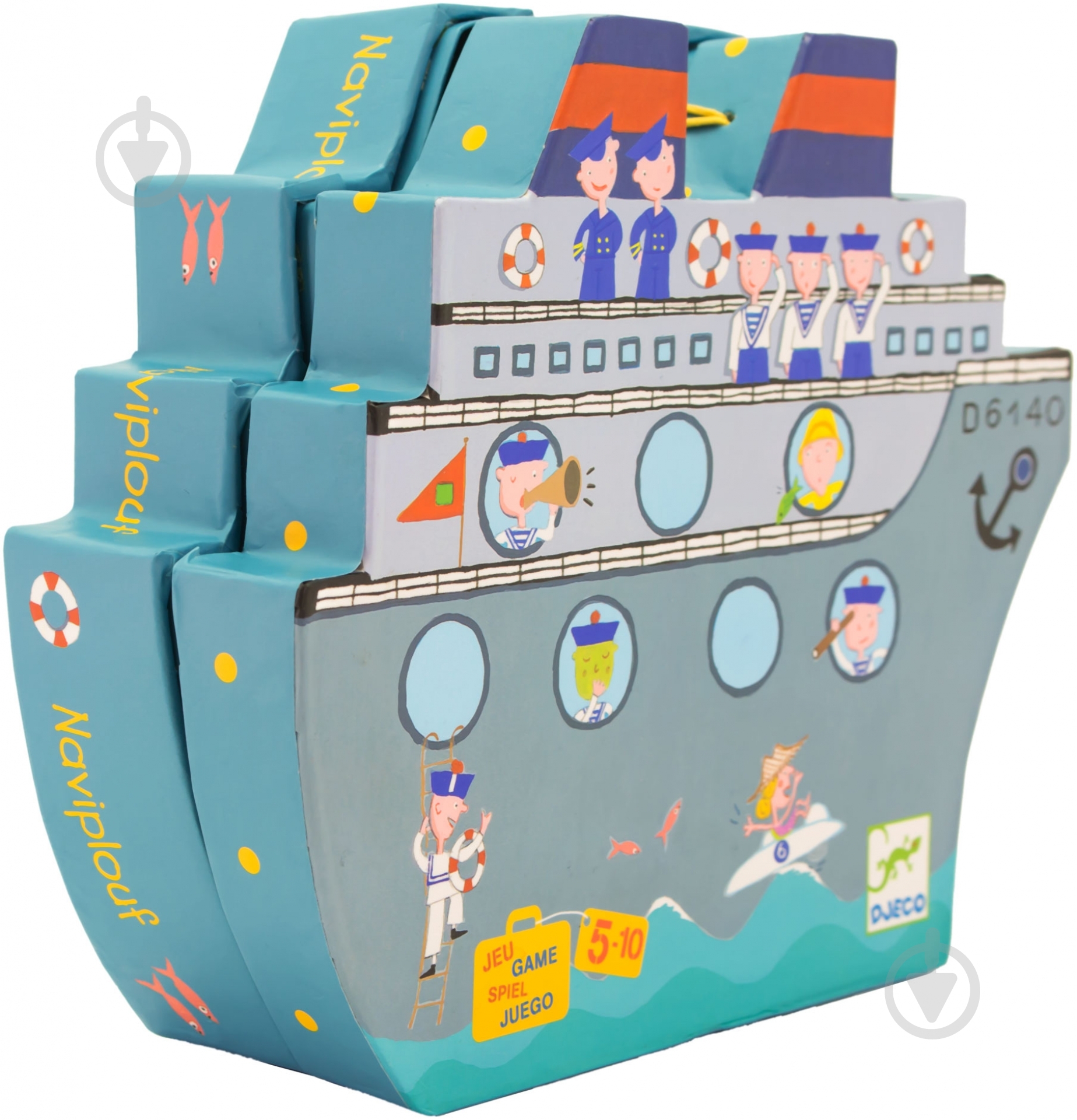 Игра настольная Djeco Морской бой DJ05270 - фото 1